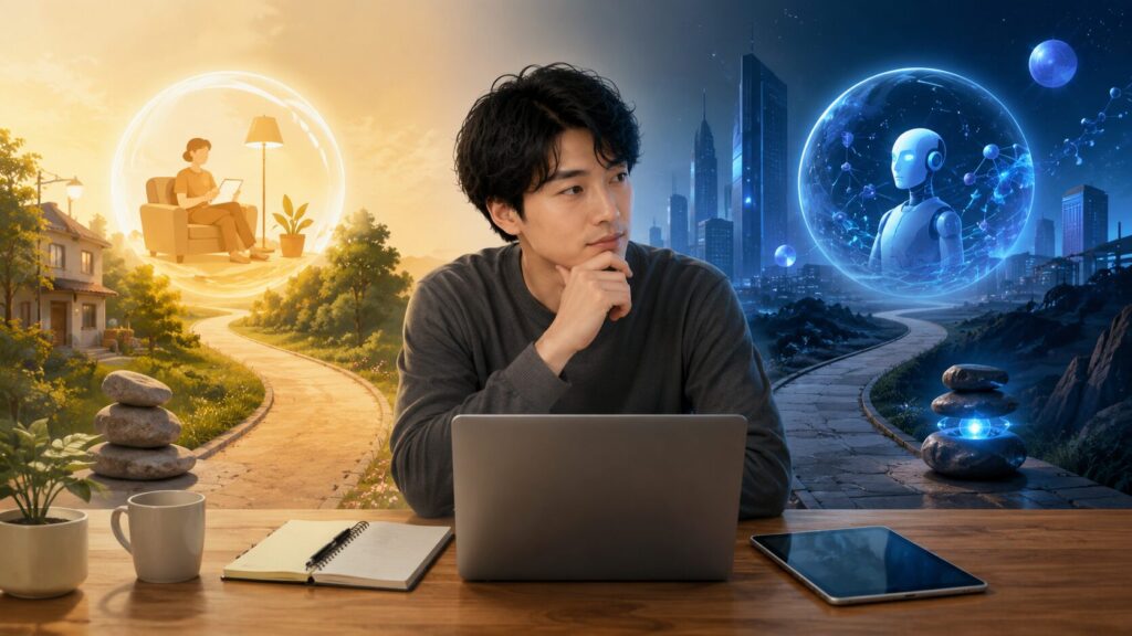 利用目的と予算からChatGPT GoとPlusを選ぶ日本人男性