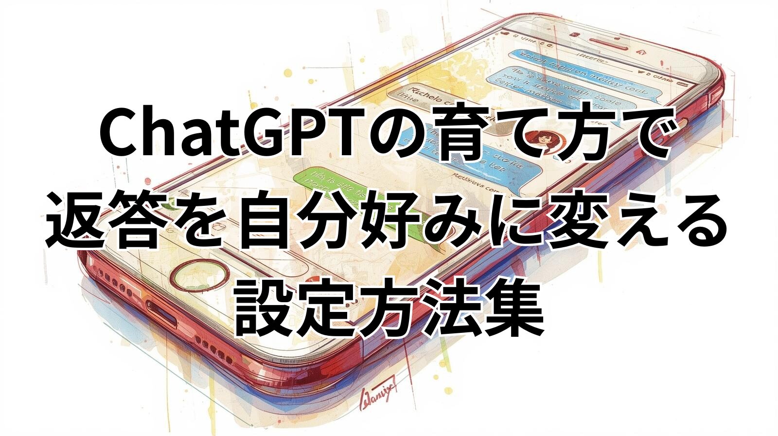 ChatGPTの育て方で返答を自分好みに変える設定方法集