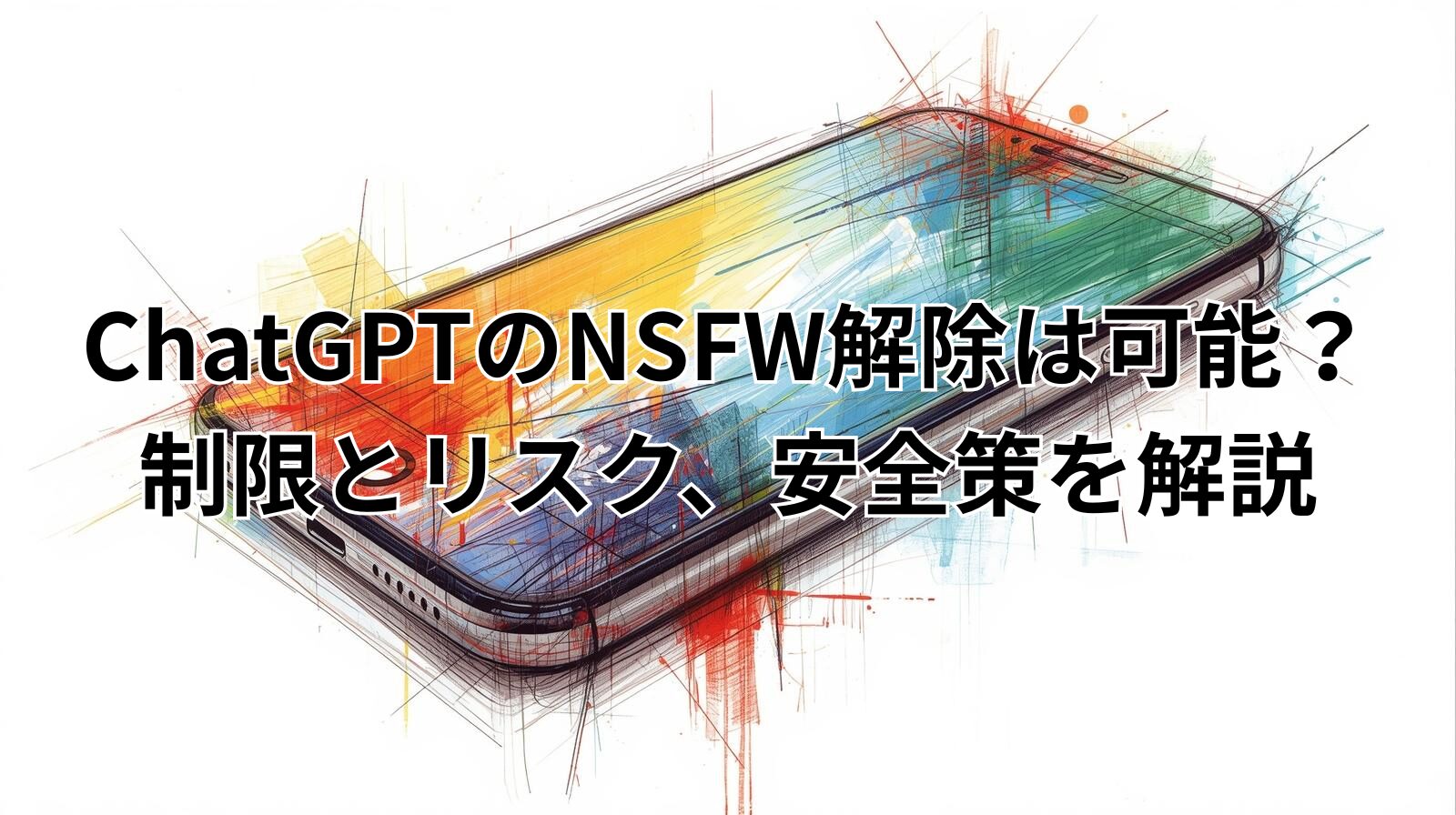 ChatGPTのNSFW解除は可能？制限とリスク、安全策を解説