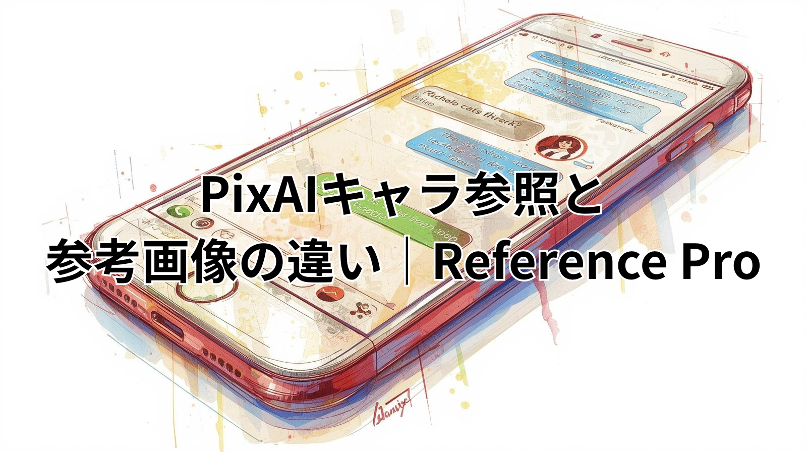 PixAIキャラ参照と参考画像の違い｜Reference Pro