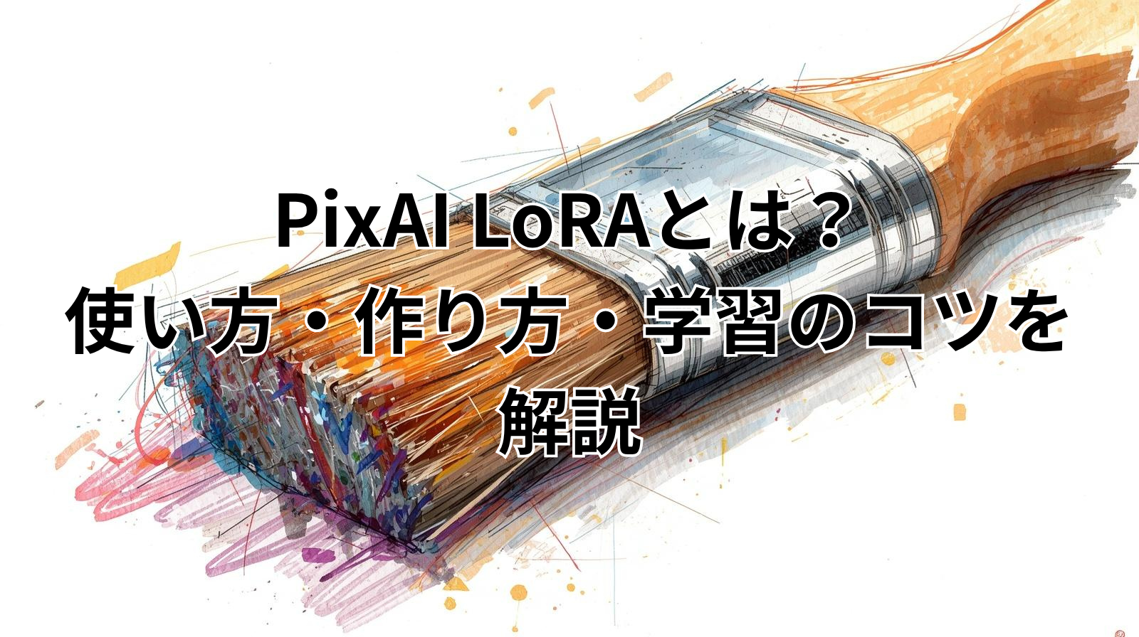 PixAI LoRAとは?使い方・作り方・学習のコツを解説