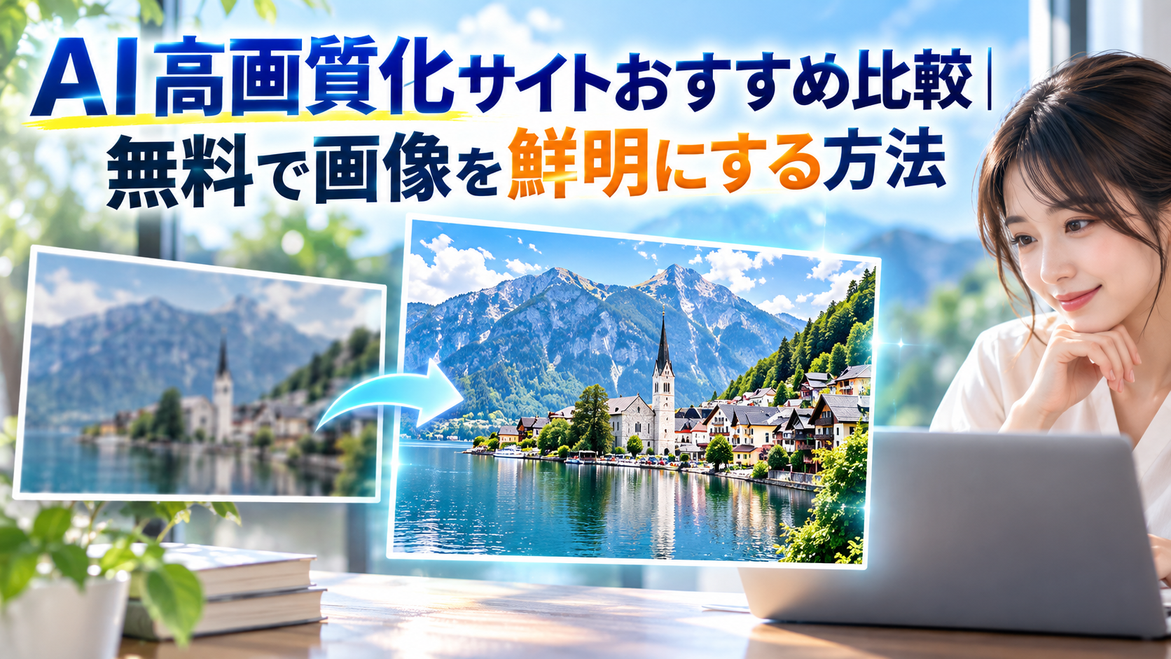 AI高画質化サイトおすすめ比較｜無料で画像を鮮明にする方法