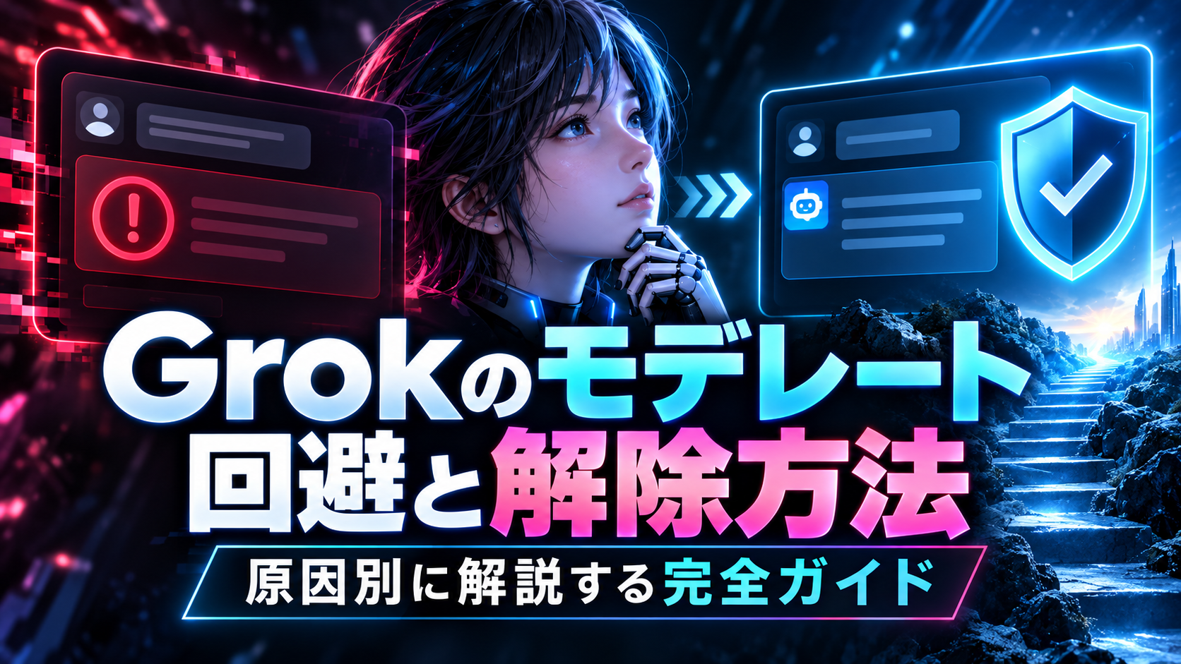 Grokのモデレート回避と解除方法を原因別に解説する完全ガイド